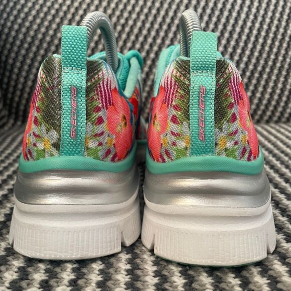Skechers colorful tropical sneaker women’s shoe size 9 - Picture 10 of 12
